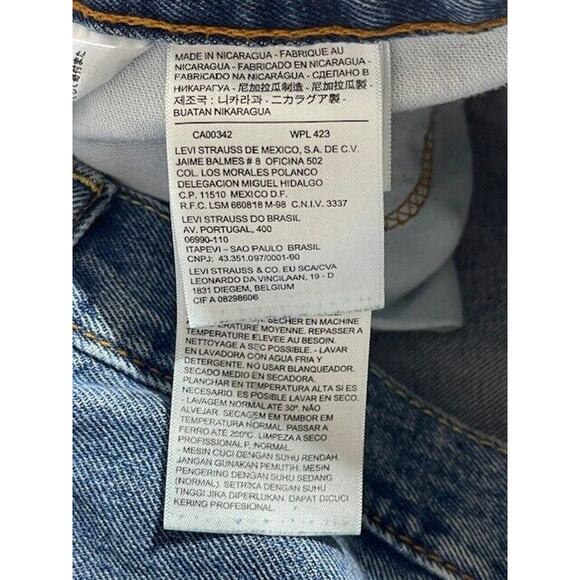 Levi's 550 Jeans Mens 44x34 Straight Leg Medium Wash Denim High Rise Blue - Picture 8 of 8